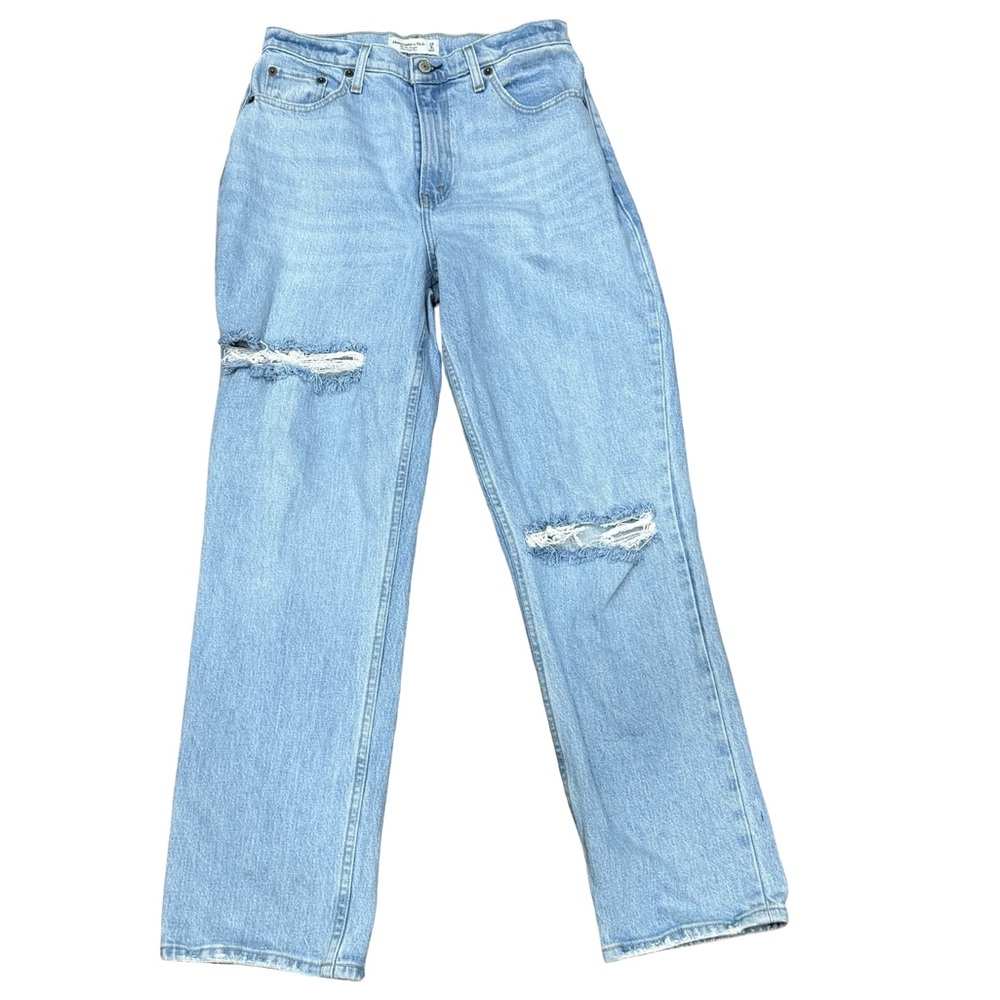 👖 Abercrombie & Fitch Curve Love 90s Straight Jeans - Size 29 - Ultra High Rise🌟